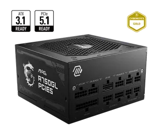 MSI MAG A750GL PCIE5 750W Gold Full modular Power Supply