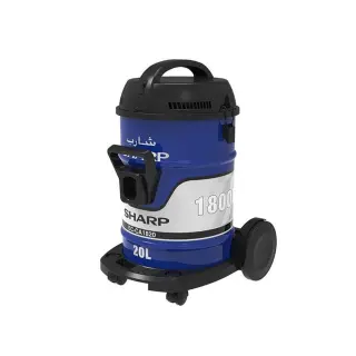 Sharp Barrel Vacuum Cleaner - 1800 Watts - Cloth Filter - Blue - EC-CA1820-X