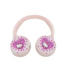 Hello kitty Wireless Bluetooth Headset, Microphone, FM Radio, Memory Card Slot, Foldable Compatible with mobile and computer