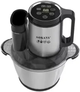 SK-06013N كبه سوكانى استنالس 6*1 ديجيتال 5.5لتر1200وات