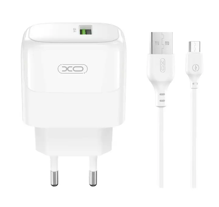 XO L135 QC3.0 18W single port fast charging USB charger-micro
