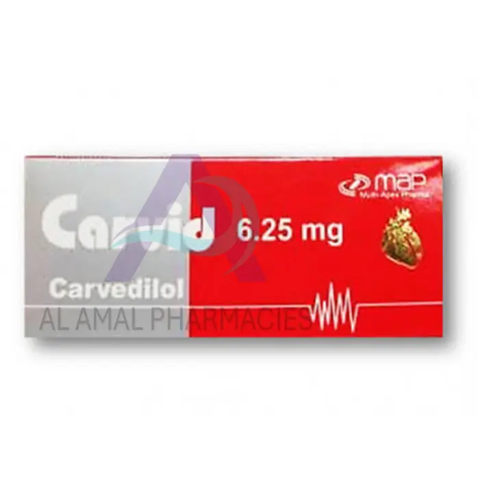 CARVID 6.25MG 30TAB