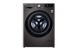 LG WASHING MACHINE 9 KG STEAM WITH 5 KG DRYER 1400 RPM BLACK STEEL F4R5VGG2E
