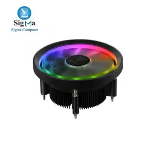 GAMDIAS BOREAS E1L-010 CPU Cooler, CPU Air Cooler, CPU Fan, Fully customizable ARGB lighting, Built in LED affect, Compatible with Intel