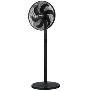 MediaTech Stand Fan 18 Inch - 6 Blades - 3 Speeds - Black - MT-SF44S