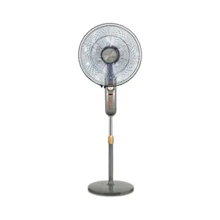 Sokany Stand Fan 16 Inch - 65 Watt - 7 Blades - 4 Speeds - Gray - SK-19105