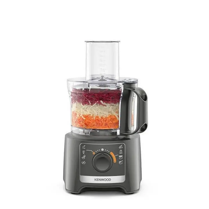Kenwood Multipro Food Processor With Attachments - 800 Watt - Gray - Fdp31.020Gy