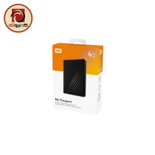 WD My Passport 4TB Portable External Hard Drive, USB 3.2 Gen 1 Secure Backup Storage, Black