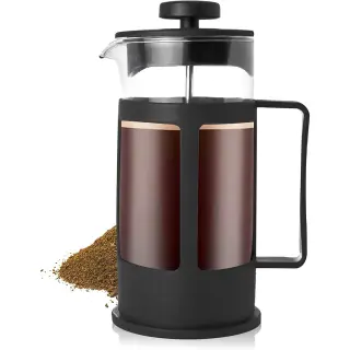 Manual Espresso Coffee Machine - 300 Ml - Black
