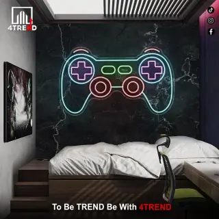 لافتة نيون" PlayStation Controller "- ديكور غرفة الألعاب 90x53-ar %d8%ae%d8%b4%d8%a8