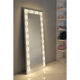 Hollywood white mirror M02107