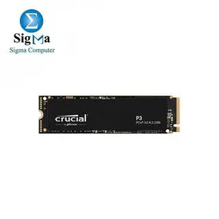 Crucial P3 1TB PCIe 3.0 NVMe M.2 2280 SSD, Up to 3,500MB/s read, 3,000MB/s write, 220TBW endurance, 3D NAND