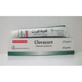 كلوفاكورت 0.05% كريم 20 جم | Clovacort Clobetasol