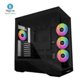 LIAN LI Vector V100R BTF 4 Fan ARGB Type-C Black Mid Tower Gaming Case