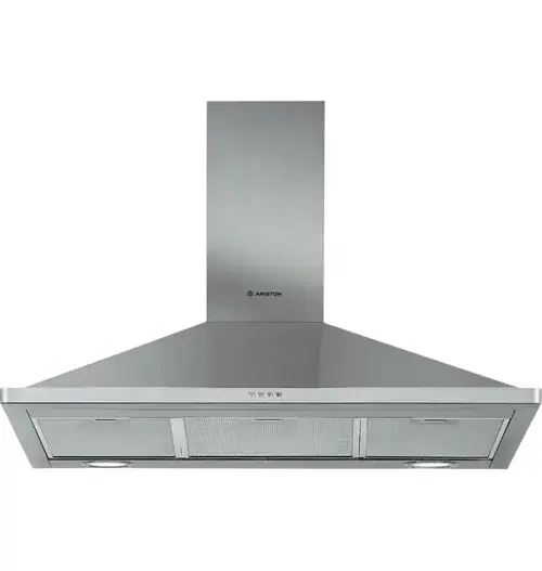 Ariston Built In Chimney Hood 90 cm 415m³/h Stainless AHPN 9.4F LM X