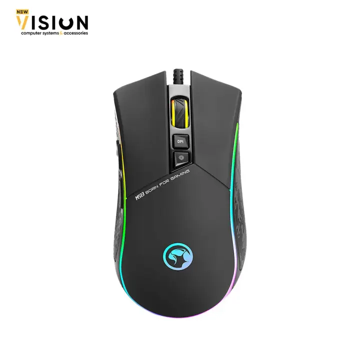 Marvo M513 6400 DPI Gaming Mouse with RGB Lighting