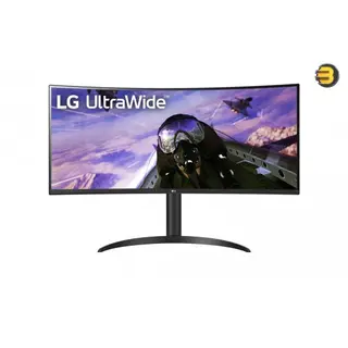 LG 34WP65C-B 34 Inch UWQHD 3440 x 1440 (2K) 160 Hz HDMI, DisplayPort FreeSync Premium (AMD Adaptive Sync) Built-in Speakers Curved Monitor - 34WP65C-B