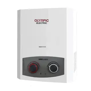 Olympic Electric HeroFlow Digital Gas Water Heater 6 Liters White-945105585