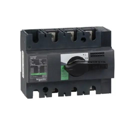 Schneider, ComPact INS125 Disconnect Switch 3pole, 125 amp