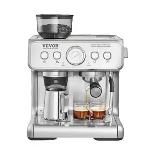 Succebuy Espresso Machine Grinder 15 Bar Semi-Automatic Espresso Coffee Maker
