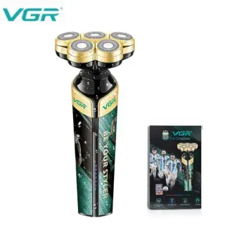 ماكينة حلاقة اللحية الاحترافية VGR V330، ماكينة حلاقة كهربائية مقاومة للماء، ماكينة حلاقة لإزالة الشعر