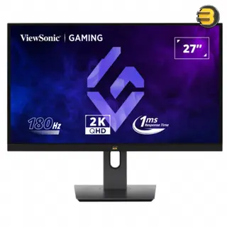 ViewSonic VX2758A-2K-PRO-4 27 Inch QHD (2560x1440) IPS Gaming Monitor, 180Hz Refresh Rate, 1ms MPRT Response, HDR10, AMD FreeSync Premium & NVIDIA G-Sync Compatible, DisplayPort & Dual HDMI, Flicker-Free, Low Blue Light -