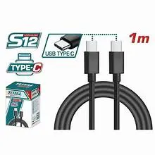 Total Tools USB type-C to type-C cable TIUCC02 كابل شاحن تايب سي