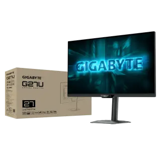 GIGABYTE G27U 27 Inch 4K UHD Gaming Monitor 320Hz 1ms IPS HDR400 HDMI 2.1