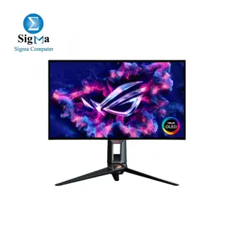 ASUS ROG Swift OLED PG27UCWM 27-inch 4K True Tandem RGB OLED Gaming Monitor, Dual Mode 4K 240Hz / FHD 480Hz, 0.03ms, TrueBlack Glossy, DP 2.1a 80Gbps, HDMI 2.1, USB-C 90W, KVM, G-SYNC, OLED Care Pro.