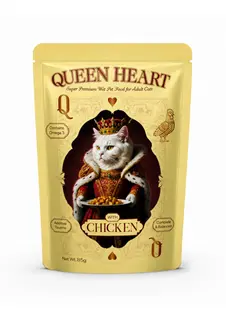 Queen Heart Super Premium Wet Pet Food with Chicken 85g