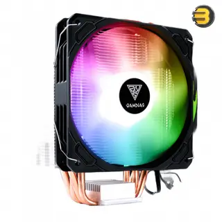 GAMDIAS BOREAS E1-410 120mm ARGB CPU Air Cooler with 4 Copper Heatpipes