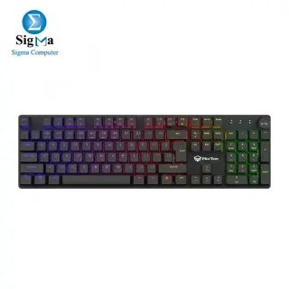 MEETION MK009RD Rainbow Hot Swappable Red switch Arabic Wired Mechanical Keyboard
