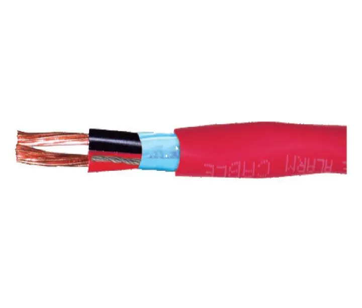 Flexible Fire Alarm Copper Cable, 2×2.5 mm², 500V, 105°C, Screened كابل فاير