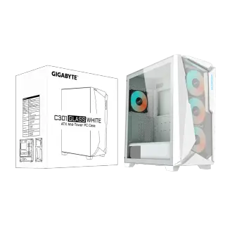 GIGABYTE C301 GLASS WHITE