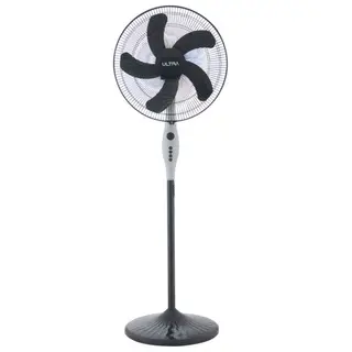 Ultra Stand Fan 18 Inch - 5 Blades 3 Speeds - 80 Watt - Black*Grey - UFS18E2