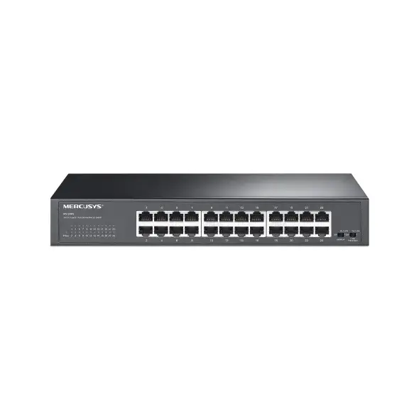 سويتش 24 بورت جيجابت احترافي للراك والمشاريع - MS124GS MERCUSYS