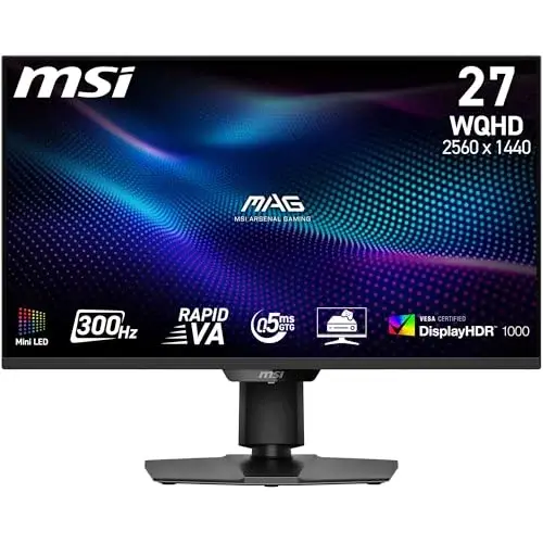 MSI MAG 274QPF X30MV Gaming Display 27 Inch WQHD ام اس اي 274QPF 27 بوصة سعر ومواصفات في مصر