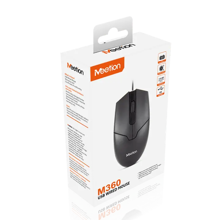 Meetion MT-M360 USB Wired Mouse