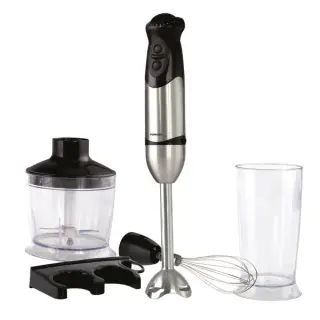 TORNADO Hand Blender 400 Watt Chopper Whisk Black HB-400