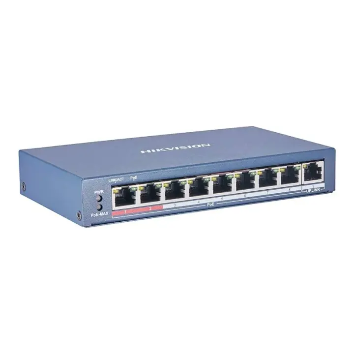 Hikvision 8-Port Fast Ethernet PoE Switch DS-3E0109P-E/M