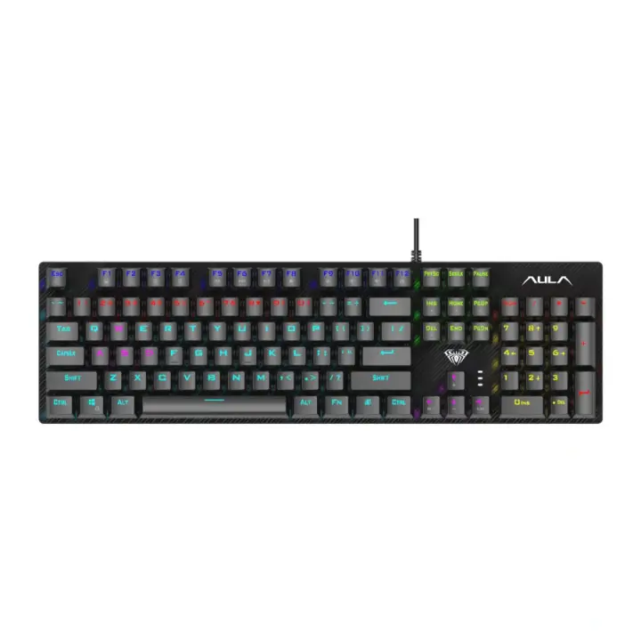 AULA S2022 PRO Wired USB Mechanical Gaming RGB Red Switch Keyboard كيبورد جيمنج سلكي بمفاتيح سويتش حمراء