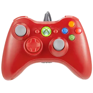 Microsoft XBOX 360 Wired Controller for Windows, Generic, Red