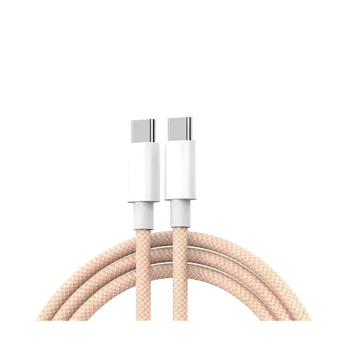 L'AVVENTO (MP35O) USB-C To USB-C Cable New Woven 60W 1.2M - Orange