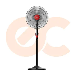 Best-Selling TORNADO Stand Fan 18 Inch With 4 Plastic Blades and 3 Speeds In Black Color TSF-18XW | Available Now at EHAB Center Home Appliances