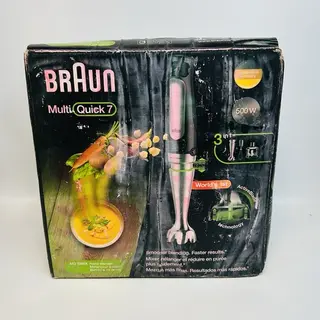 Braun MultiQuick 7 3-in-1 Immersion Blender & Food Processor *NEW DAMAGED BOX*