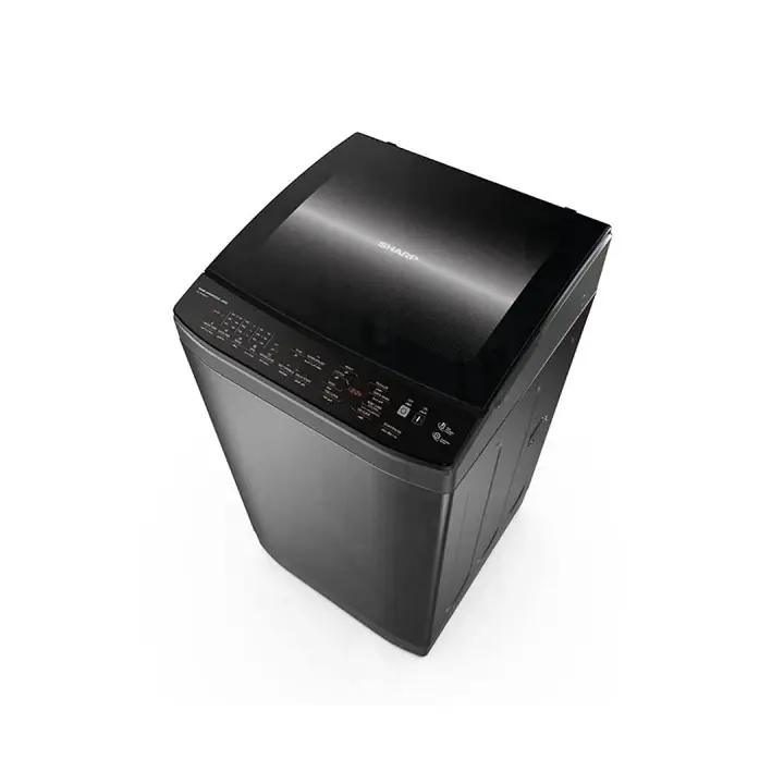 Sharp Washing Machine Top Automatic, 9 Kg - Gray - ES-TN09GDSP