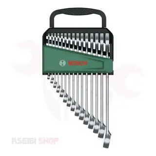 طقم مفاتيح بلدي مشرشر 15 قطعة BOSCH موديل 1600A02Z9E