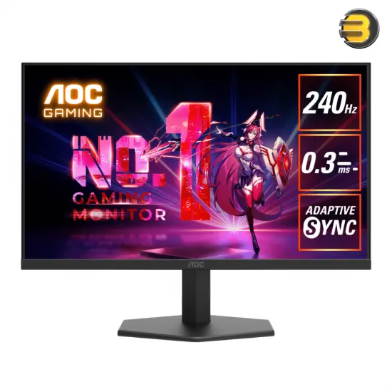 AOC 24G11ZE 24" FHD 240Hz Fast IPS Monitor