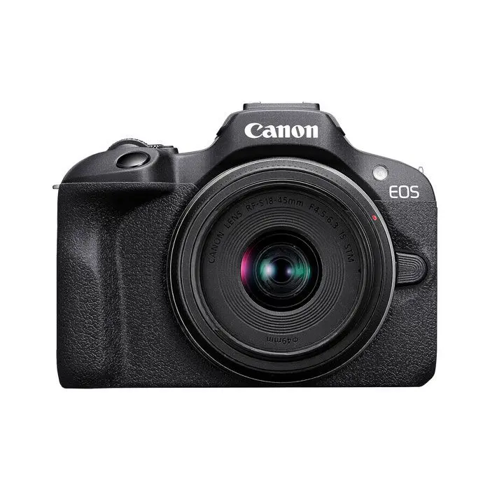 Canon Digital Camera EOS R100 - Black + RFS 18-45 S EU26 Lens