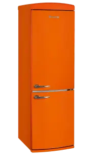 Nardi 410L Retro Combination Refrigerator -Orange- NRC640RO